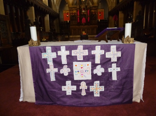 Lent Altar Frontal made by Fun@4